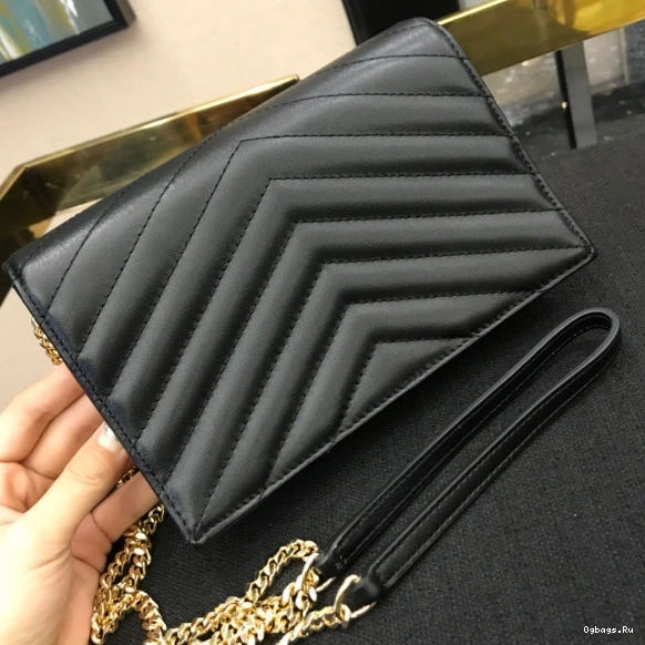 CASSANDRE MATELASSÉ WALLET YSL CHAIN 0711